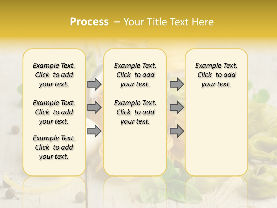 Tortellini Leaf Garlic PowerPoint Template