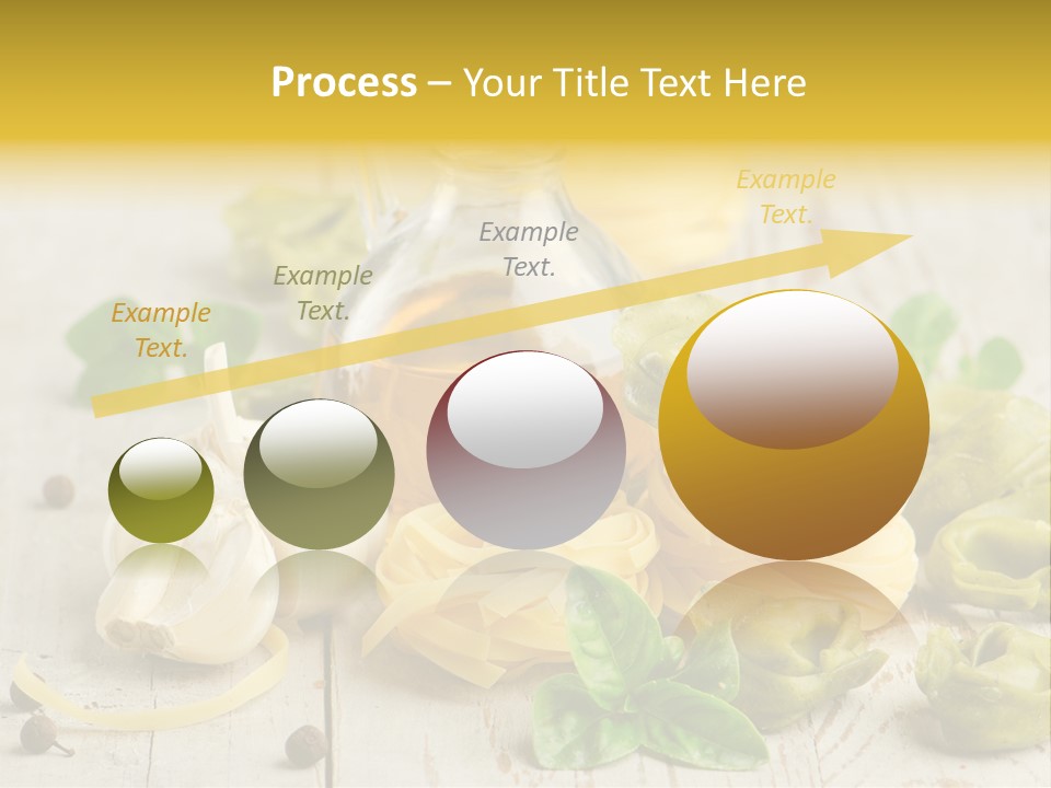Tortellini Leaf Garlic PowerPoint Template