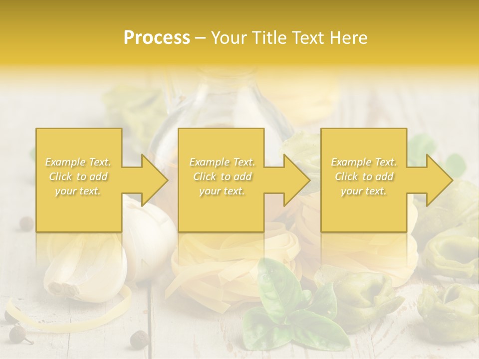 Tortellini Leaf Garlic PowerPoint Template