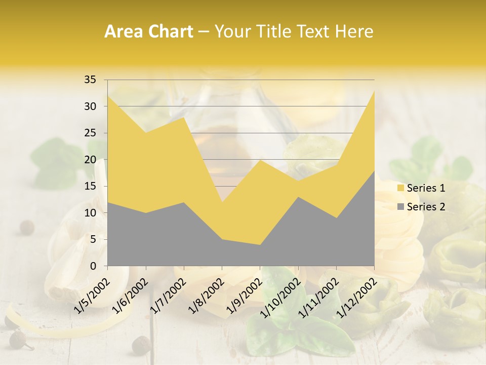 Tortellini Leaf Garlic PowerPoint Template