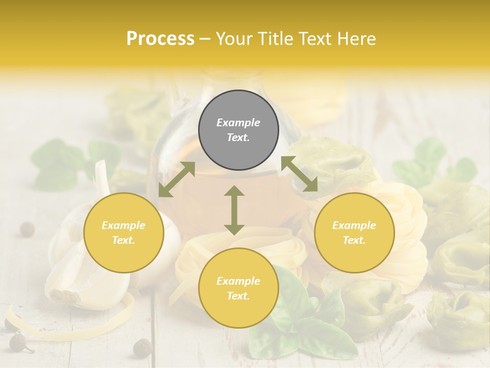 Tortellini Leaf Garlic PowerPoint Template