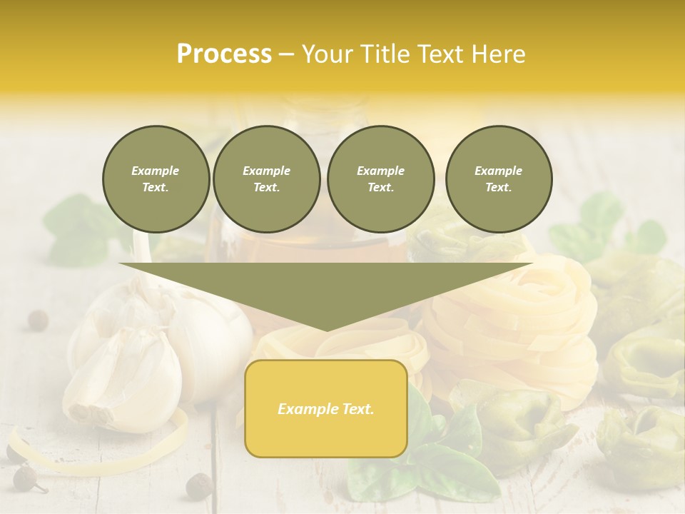 Tortellini Leaf Garlic PowerPoint Template