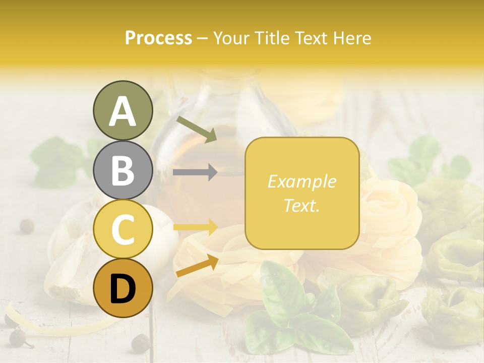 Tortellini Leaf Garlic PowerPoint Template