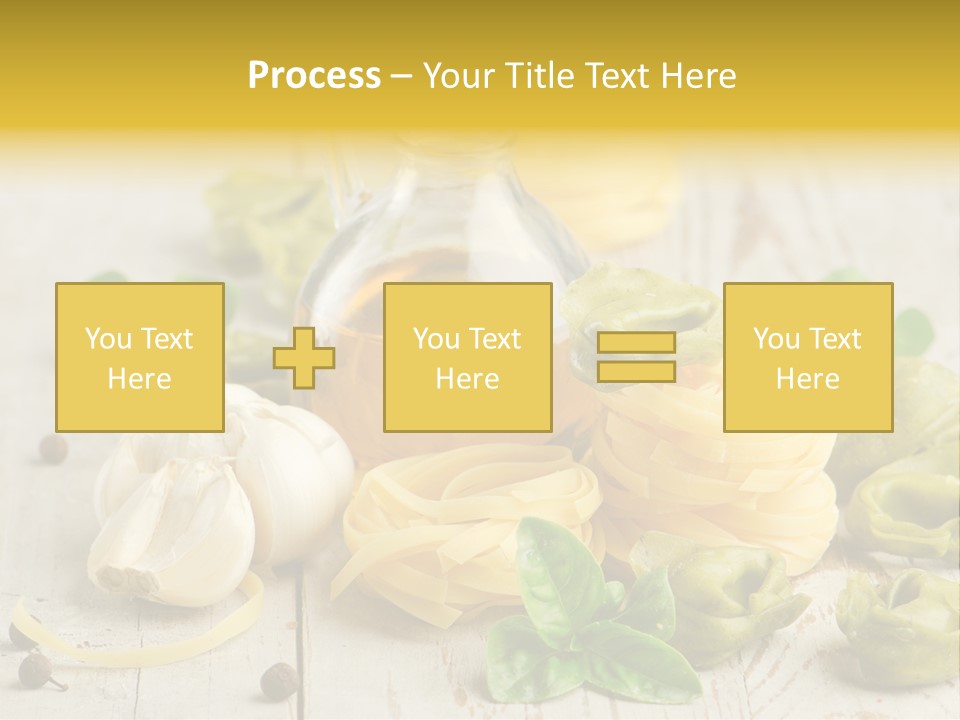 Tortellini Leaf Garlic PowerPoint Template