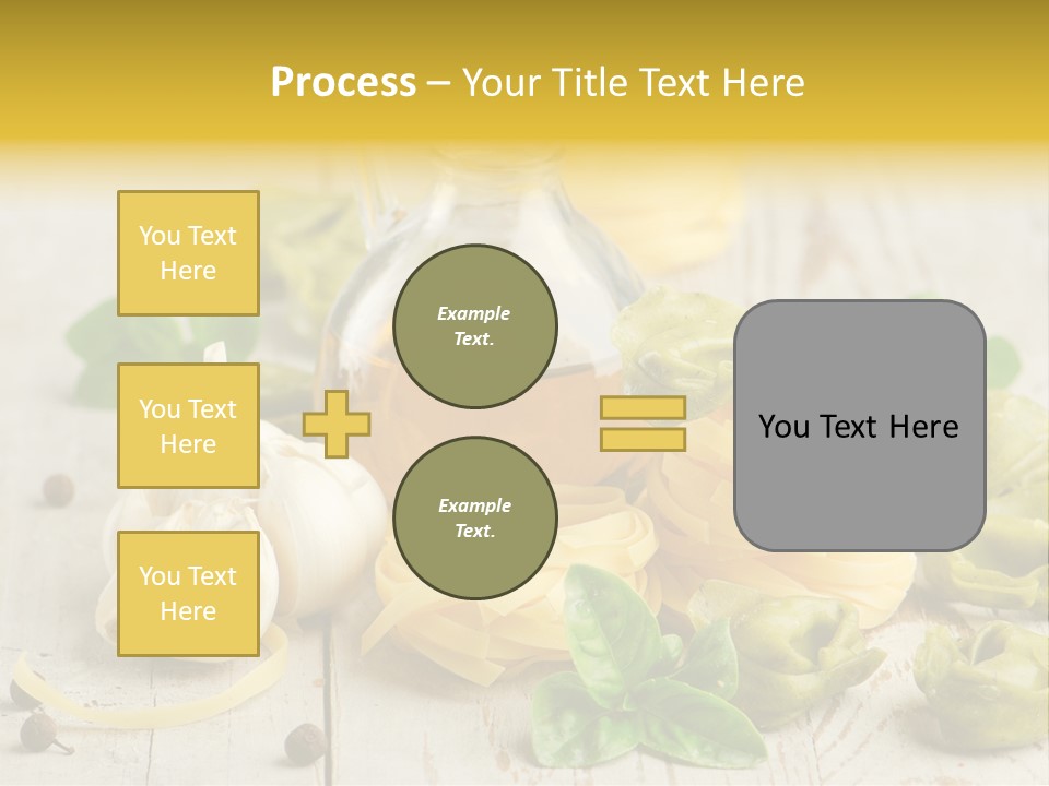 Tortellini Leaf Garlic PowerPoint Template