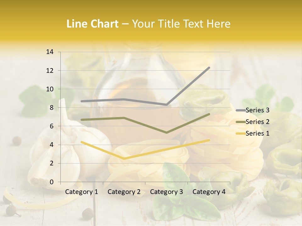 Tortellini Leaf Garlic PowerPoint Template