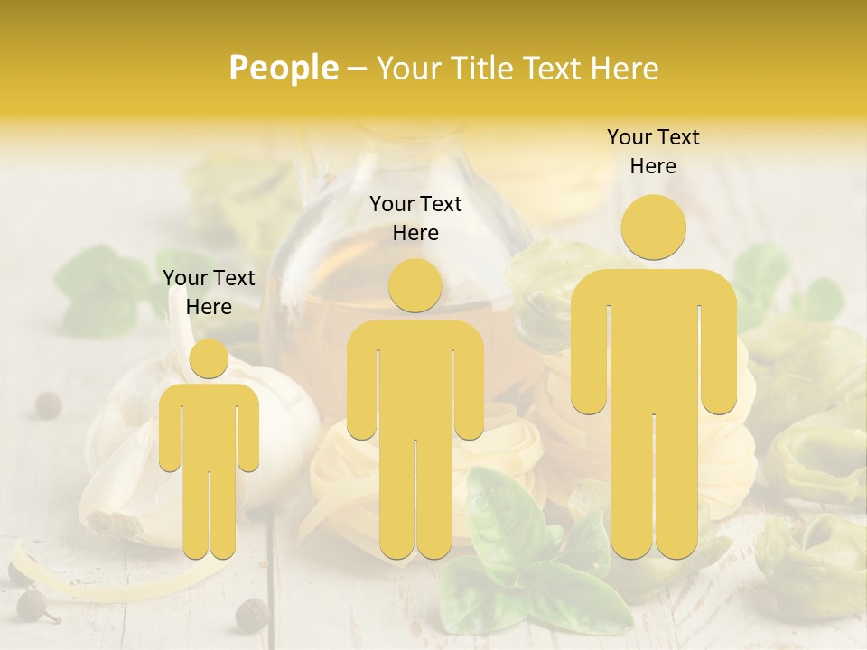 Tortellini Leaf Garlic PowerPoint Template