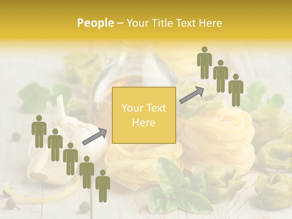 Tortellini Leaf Garlic PowerPoint Template