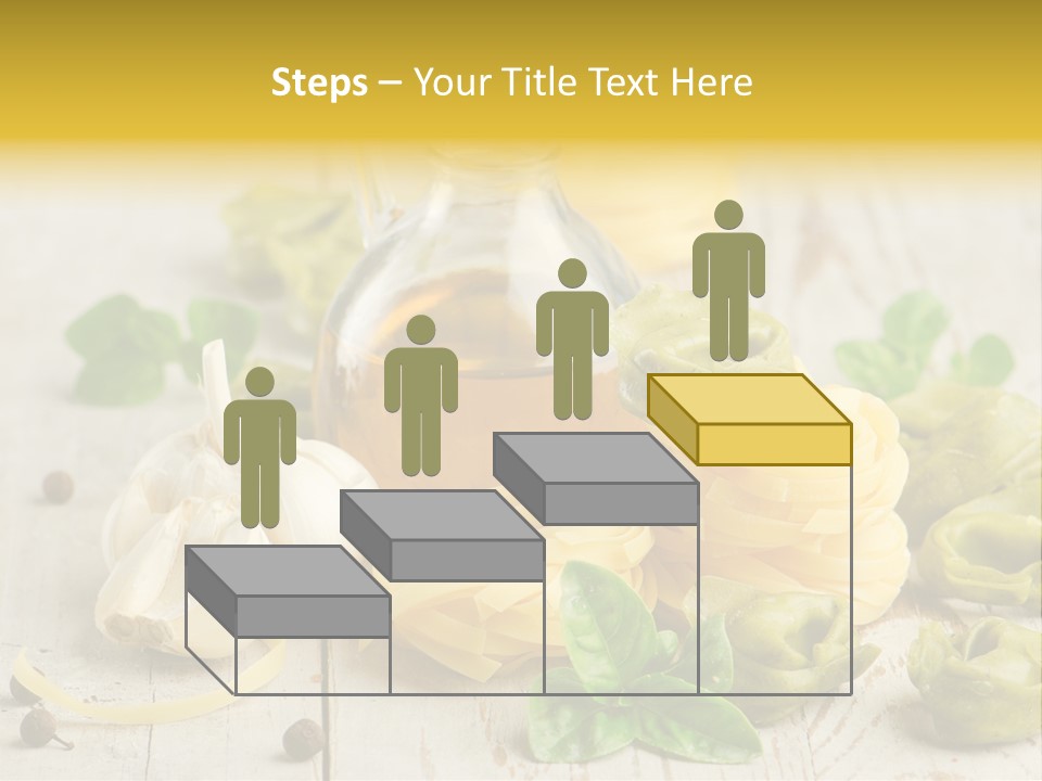 Tortellini Leaf Garlic PowerPoint Template