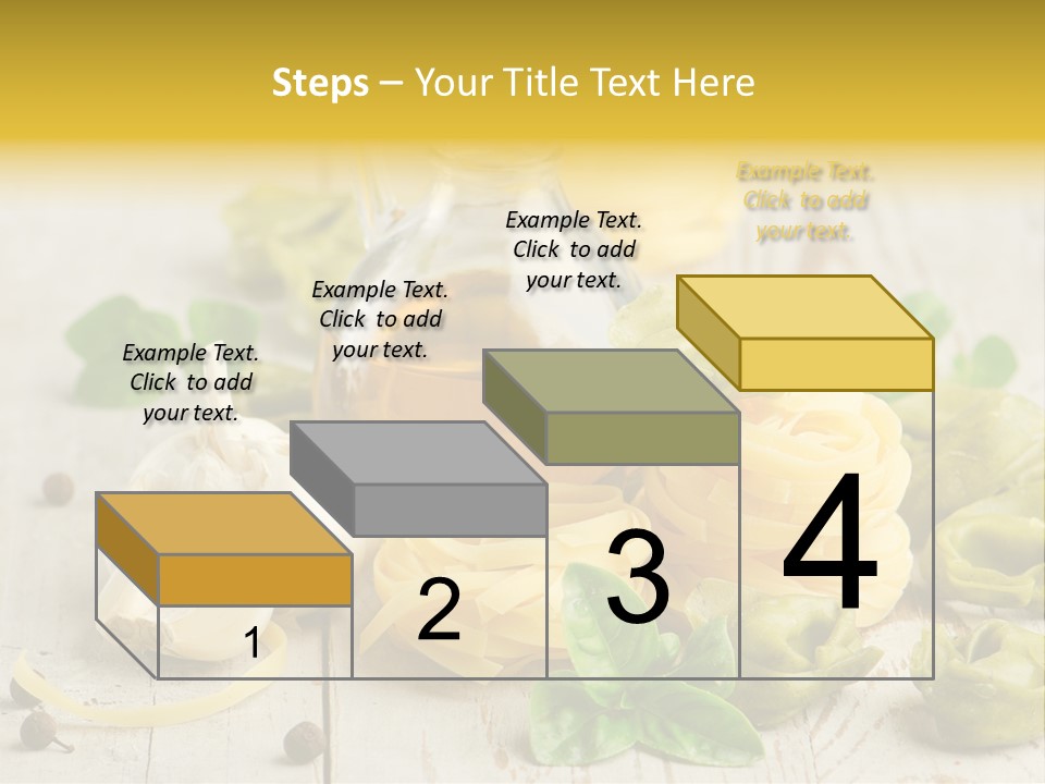 Tortellini Leaf Garlic PowerPoint Template