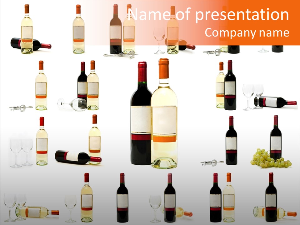 Product Wine Closed PowerPoint Template