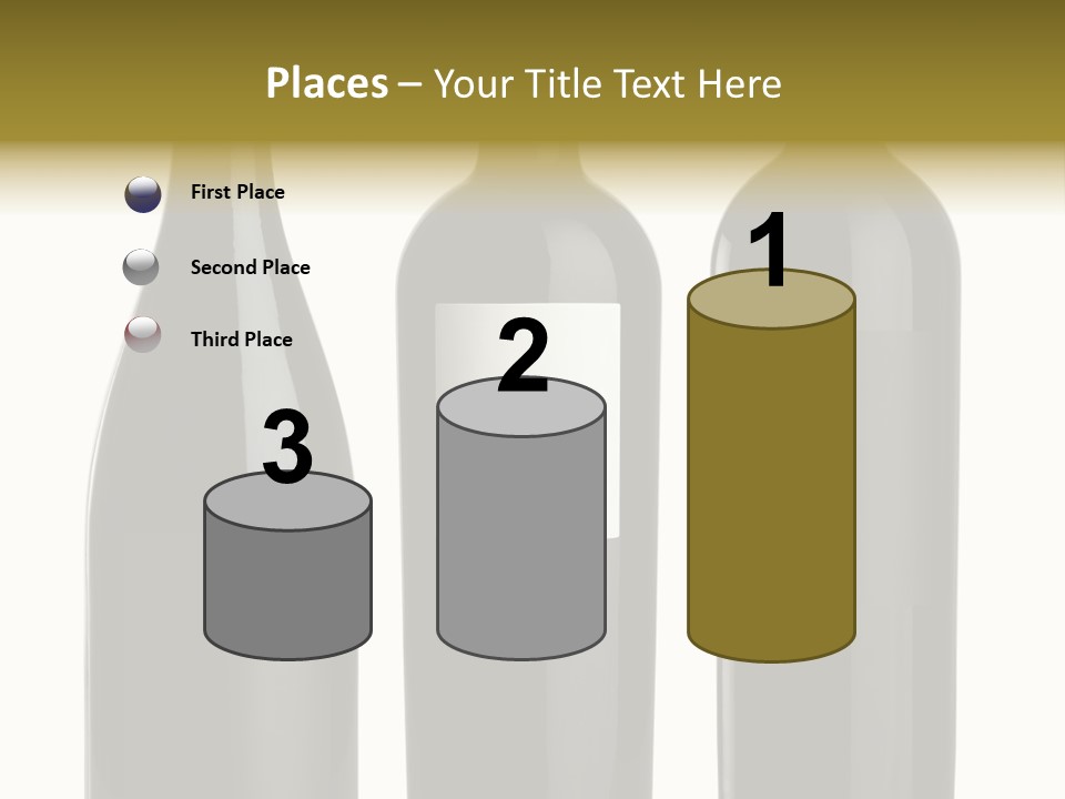 Wine Blank Unopened PowerPoint Template