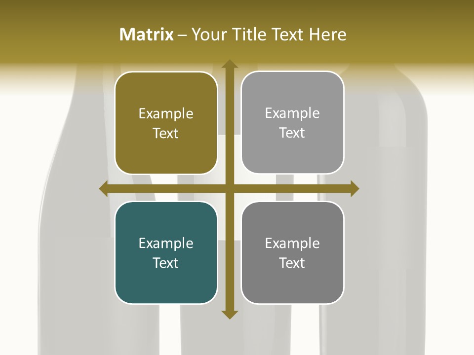 Wine Blank Unopened PowerPoint Template