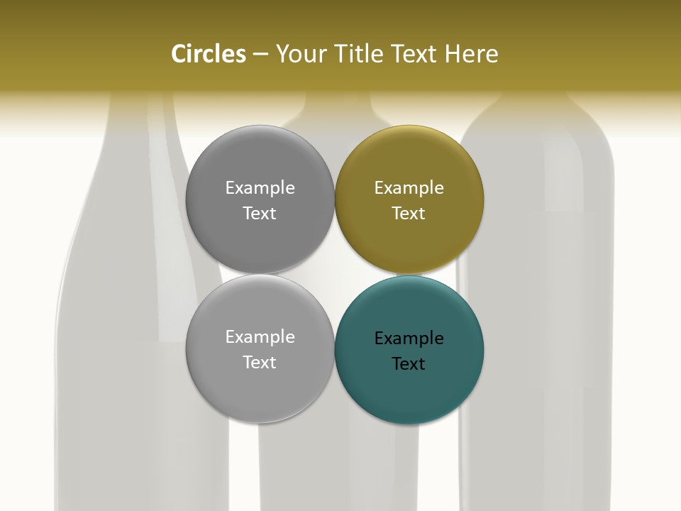 Wine Blank Unopened PowerPoint Template