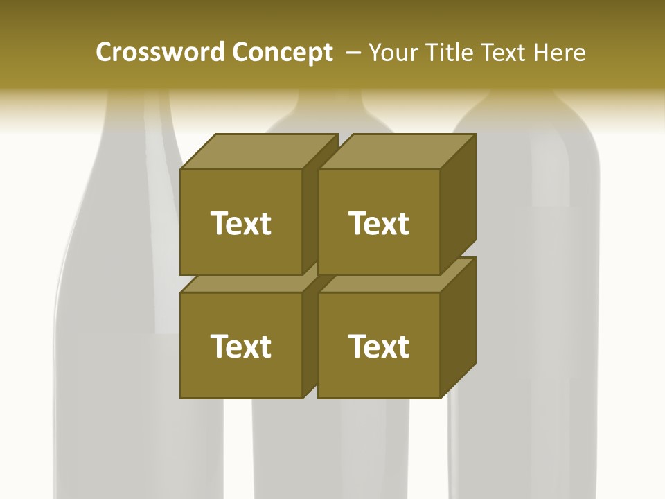 Wine Blank Unopened PowerPoint Template