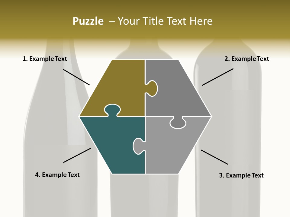 Wine Blank Unopened PowerPoint Template