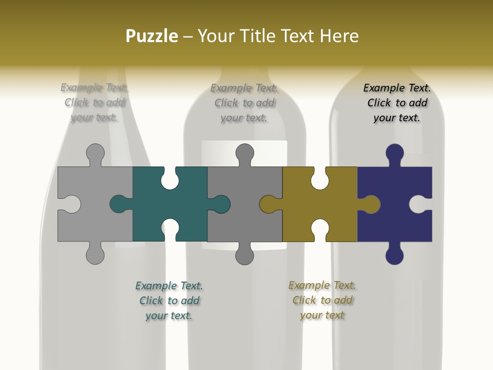 Wine Blank Unopened PowerPoint Template