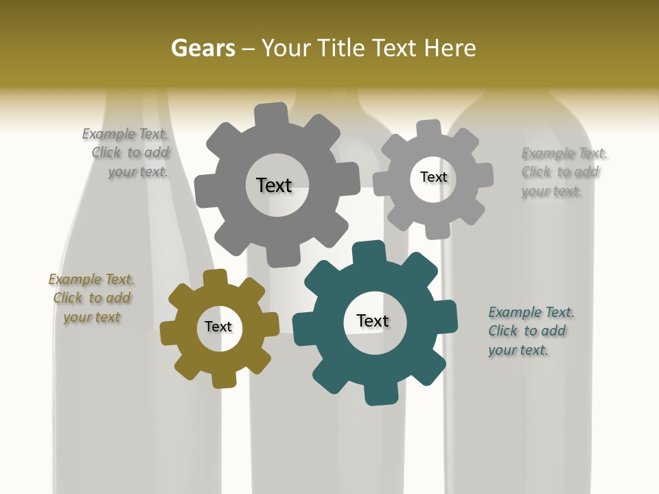 Wine Blank Unopened PowerPoint Template