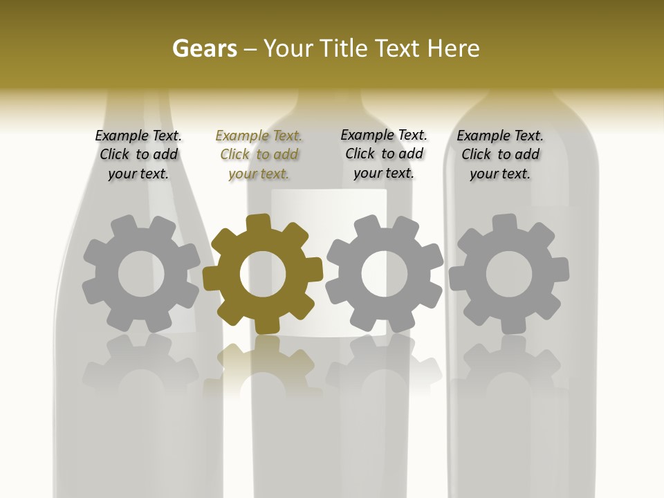 Wine Blank Unopened PowerPoint Template