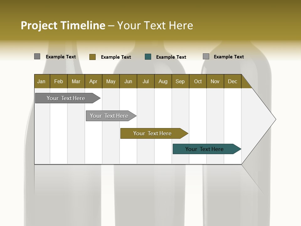 Wine Blank Unopened PowerPoint Template