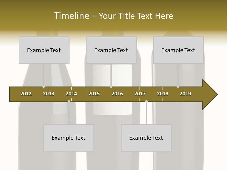 Wine Blank Unopened PowerPoint Template