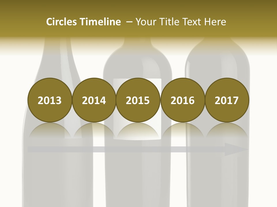 Wine Blank Unopened PowerPoint Template