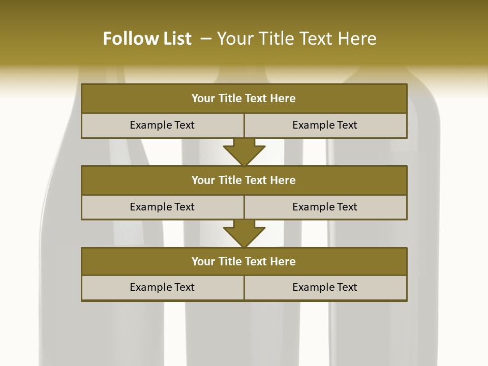Wine Blank Unopened PowerPoint Template