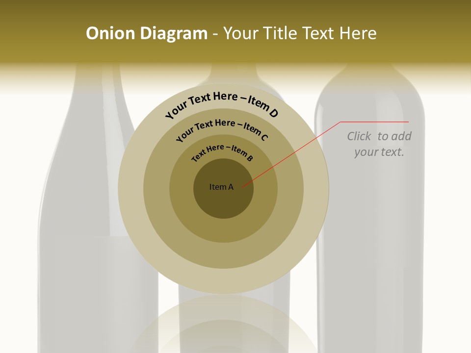 Wine Blank Unopened PowerPoint Template