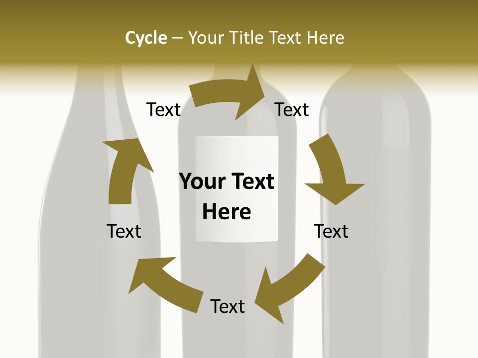 Wine Blank Unopened PowerPoint Template