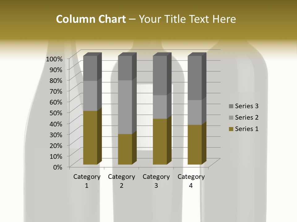 Wine Blank Unopened PowerPoint Template