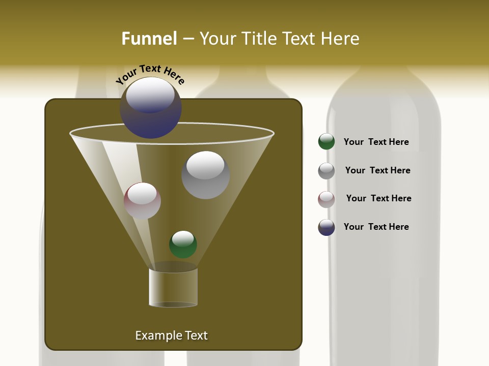 Wine Blank Unopened PowerPoint Template