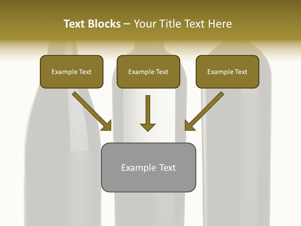 Wine Blank Unopened PowerPoint Template