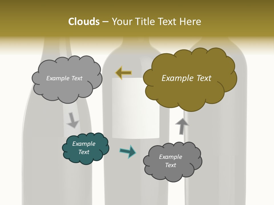 Wine Blank Unopened PowerPoint Template