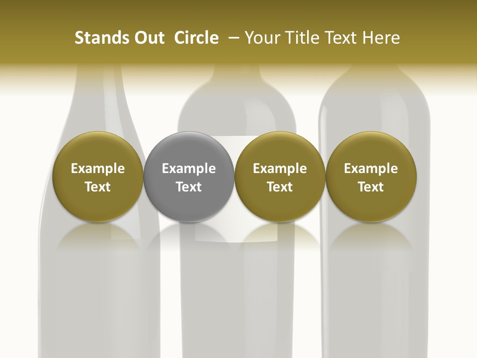 Wine Blank Unopened PowerPoint Template