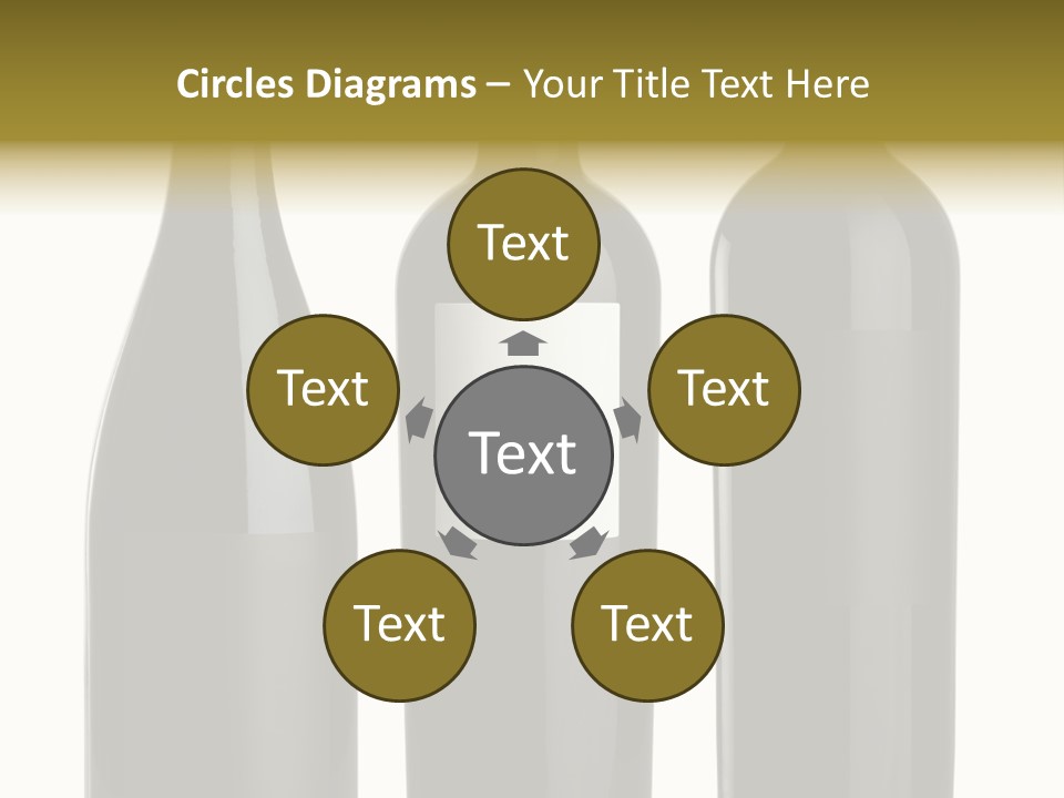 Wine Blank Unopened PowerPoint Template