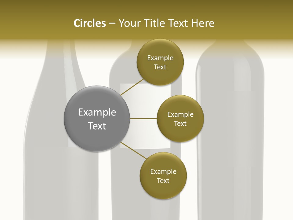 Wine Blank Unopened PowerPoint Template