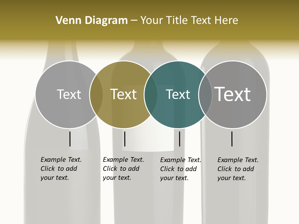 Wine Blank Unopened PowerPoint Template