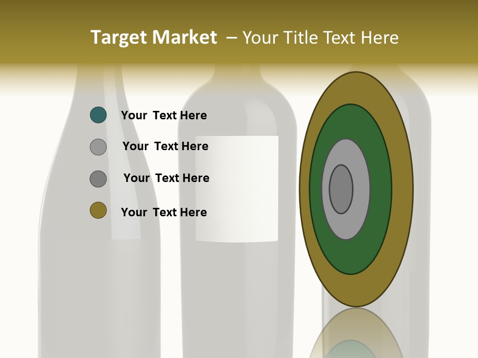 Wine Blank Unopened PowerPoint Template