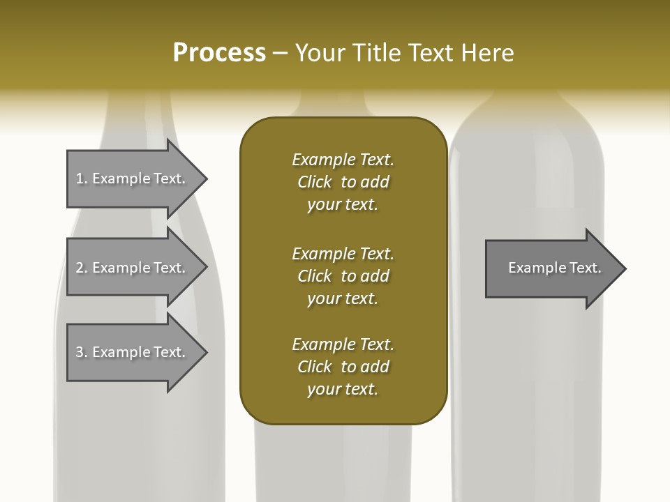 Wine Blank Unopened PowerPoint Template