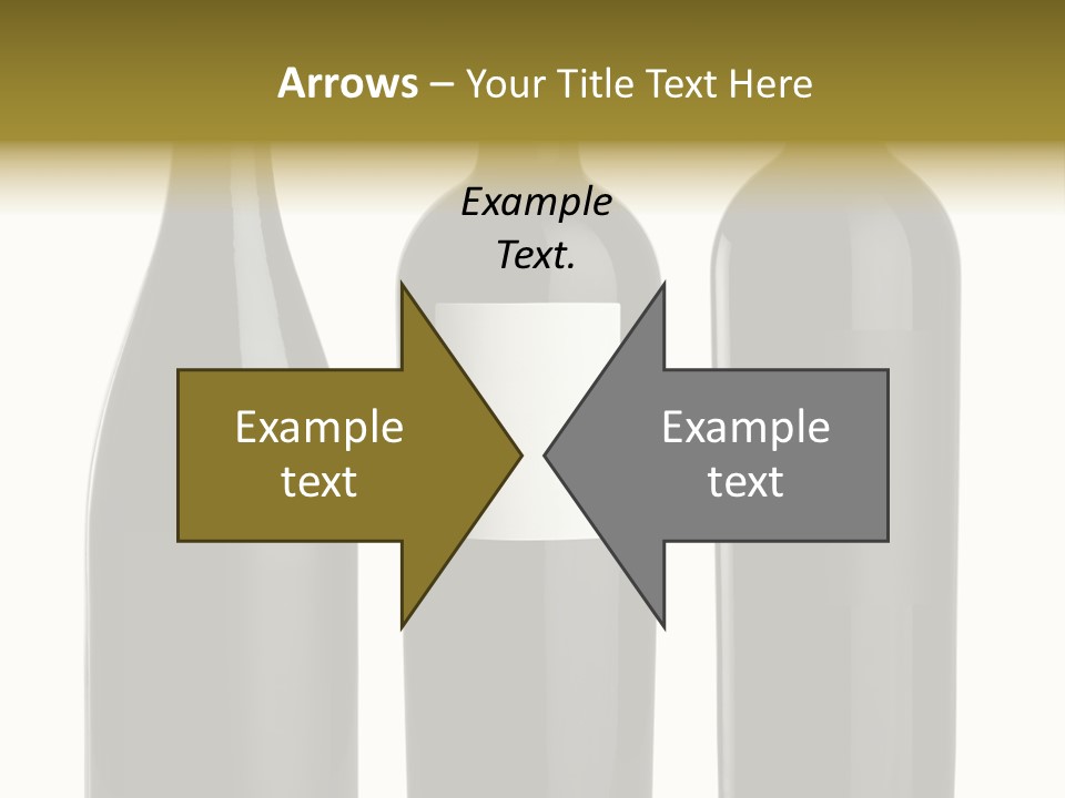 Wine Blank Unopened PowerPoint Template