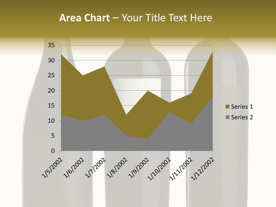 Wine Blank Unopened PowerPoint Template