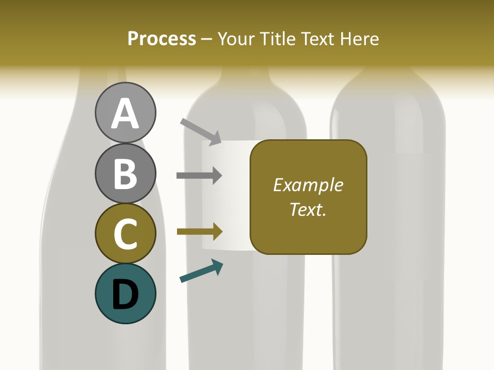 Wine Blank Unopened PowerPoint Template