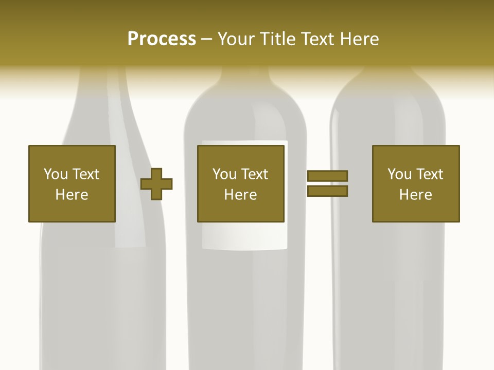 Wine Blank Unopened PowerPoint Template