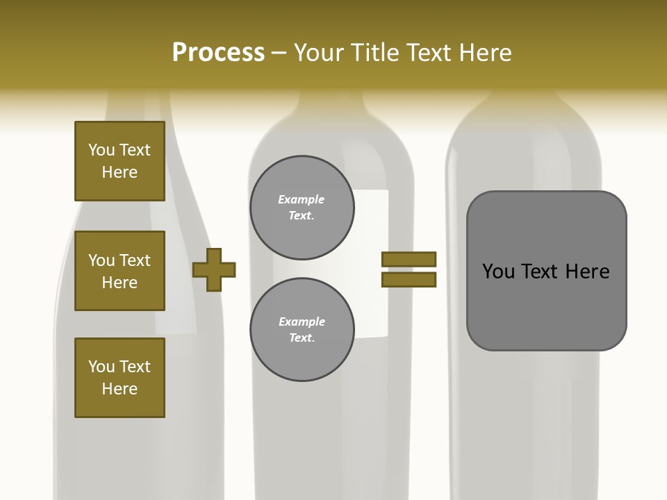 Wine Blank Unopened PowerPoint Template