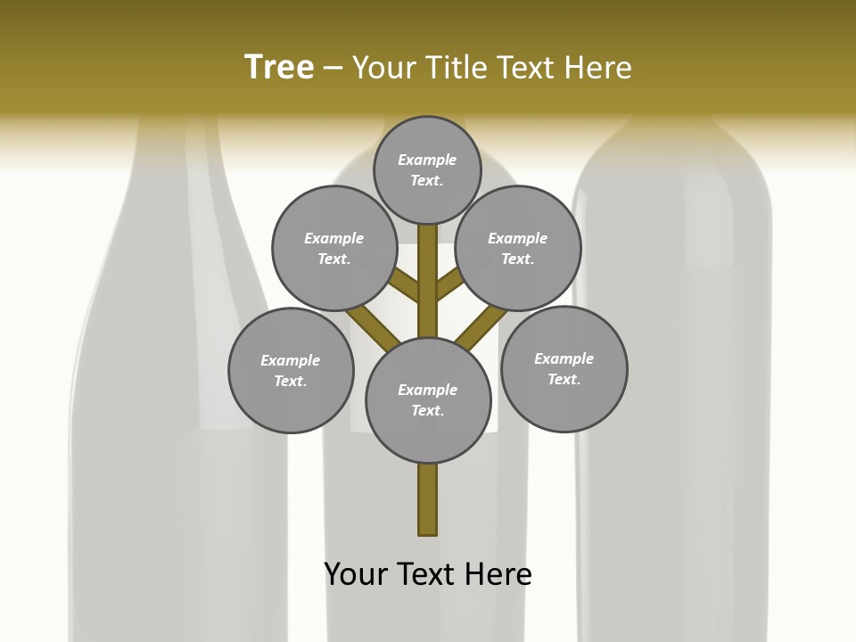 Wine Blank Unopened PowerPoint Template