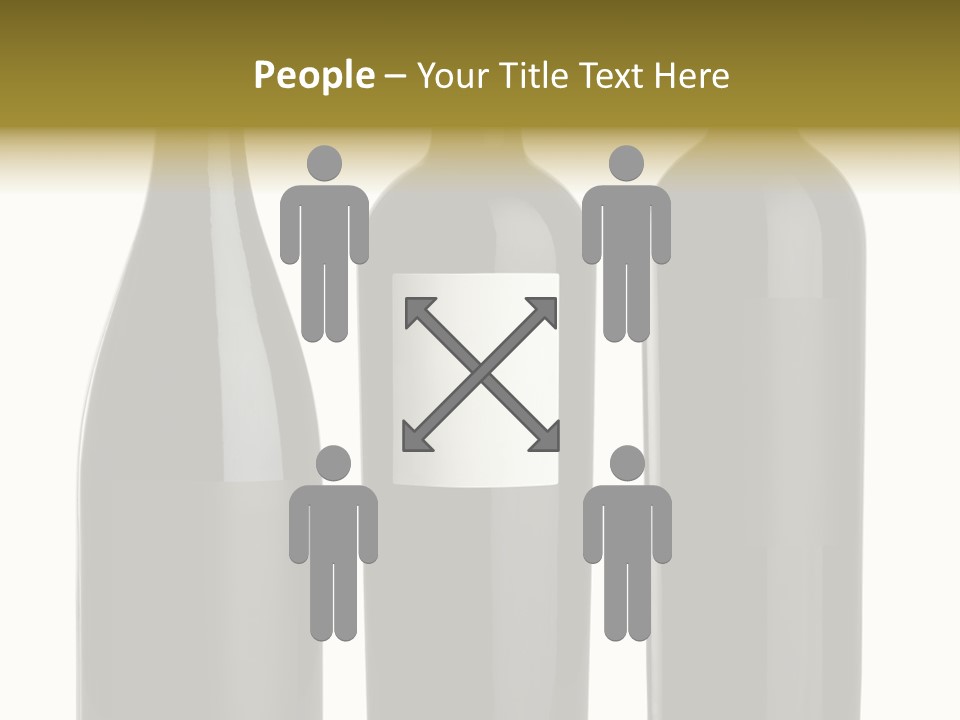 Wine Blank Unopened PowerPoint Template