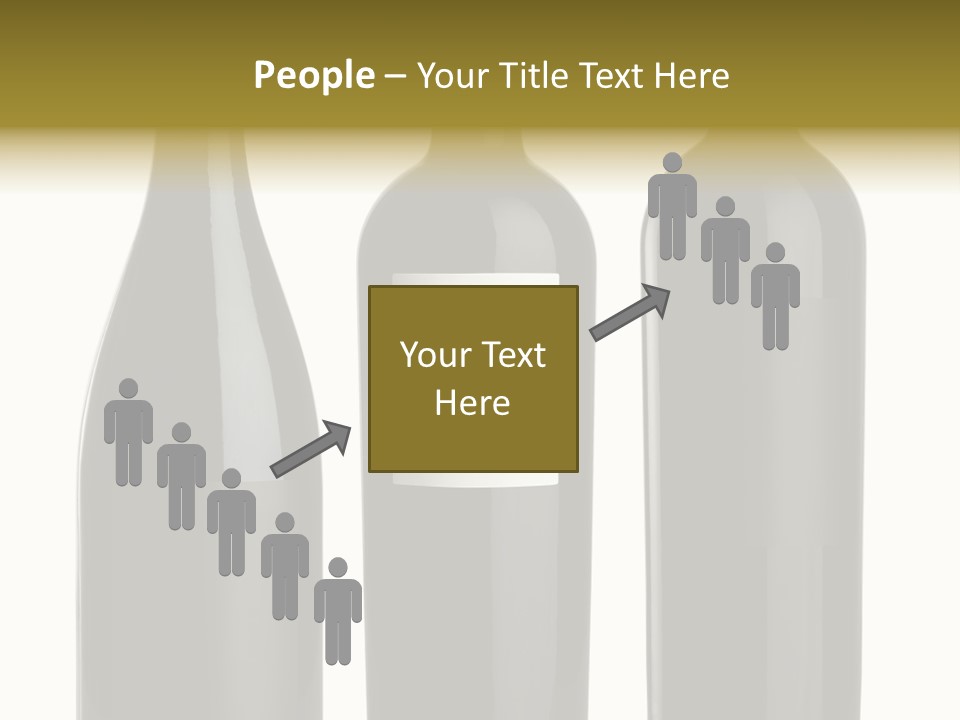 Wine Blank Unopened PowerPoint Template