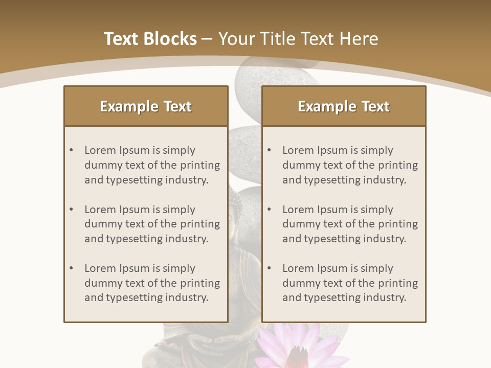 Bouddha Objet Boudha PowerPoint Template