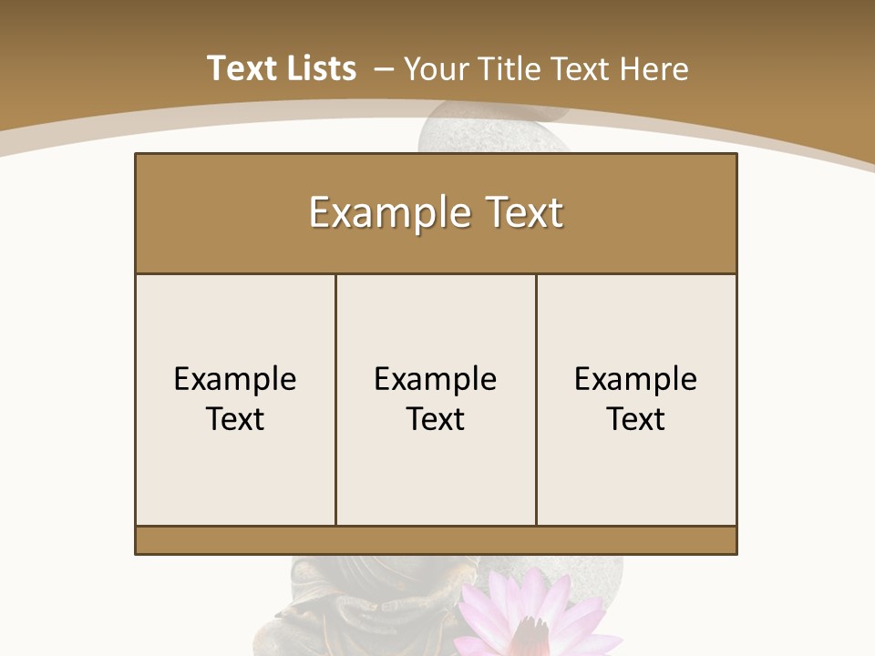 Bouddha Objet Boudha PowerPoint Template