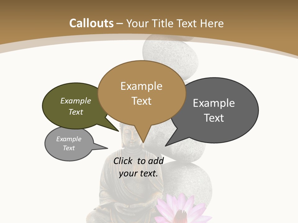 Bouddha Objet Boudha PowerPoint Template